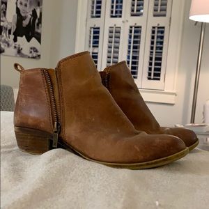 lucky brand brown booties